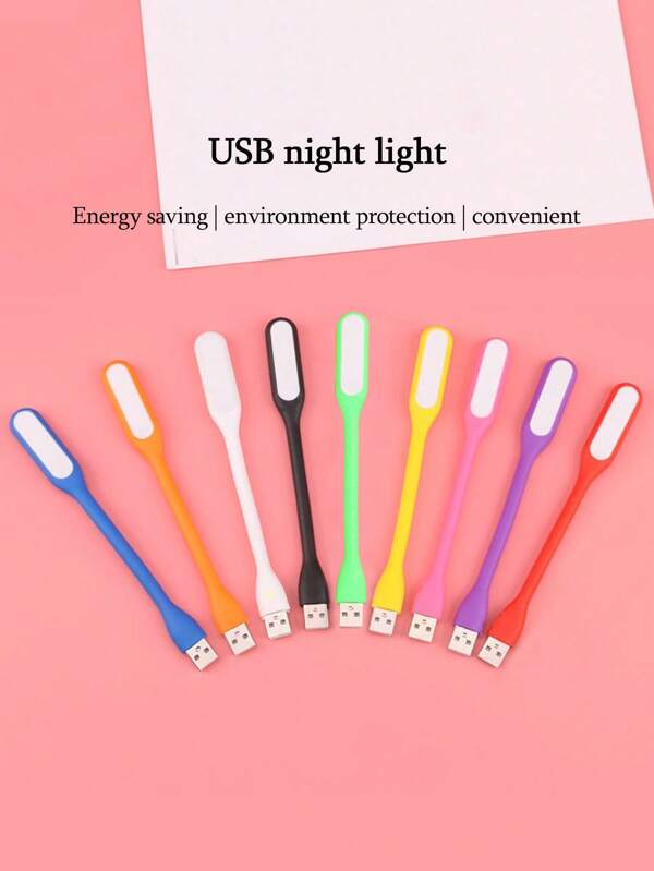 Kreatywna lampka nocna LED USB z miękką i wygodną, pielęgnującą wzrok lampką do czytania, energooszczędną i przyjazną lampą biurkową z przenośnym interfejsem laptopa, ręczną lampką nocną z nastrojową atmosferą