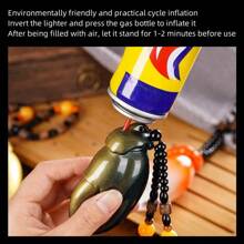 1pc Crab Claw Shaped Creative Metal Pendant Electronic Lighter, Inflatable Gift With Hidden Compartment (Gas Not Included) - Multicolor - View 9