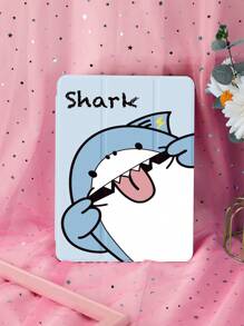 Shark Case Compatible With Samsung Galaxy Tab/IPad,IPad 9th/8th/7th Generation 10.2 Inch ,New IPad 10th Generation Cover,With Auto Wake/Sleep,Four Corners Anti-Fall - Multicolor - View 4