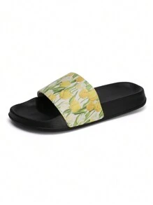 The Latest 2024 International Fashion Ladies Home Slippers, Go Out Can Wear Sandals, Skid-Proof Heat-Resistant EVA Slippers