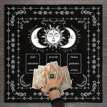 1 szt., nowy obrus tarota Tree Of Life, obrus ołtarzowy, pogański wahadło, astrologia, mata do kart Oracle, mata do gry do wystroju pokoju, gry karnawałowe, gry interaktywne, gry imprezowe, gry świąteczne, kreatywne małe prezenty, akcesoria świąteczne, karty tarota, Tarot, karty wyroczni, karty tarota, Tarot, czary