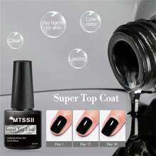 5Pcs/Set Complete Nail Care Set - Nail Prep Dehydrator, Acid-Free Primer, Super Top Coat& Base Coat, Cuticle Oil - For Stronger, Healthier Nails And Long-Lasting Polish