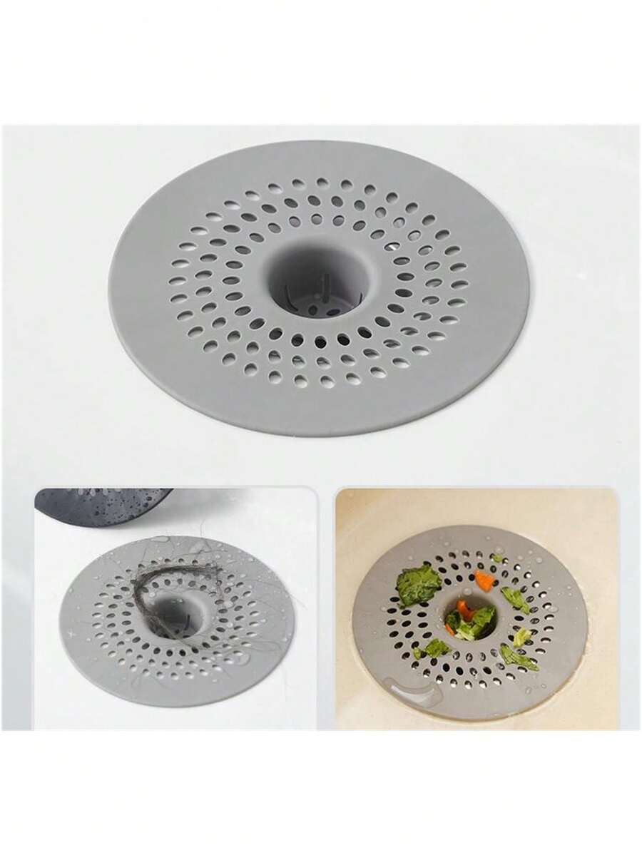 1pc Silicone Drain Plug, 5.23inch*0.9inch, For Bathroom, Kitchen