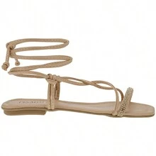 Women Slides - Màu be - Xem 5