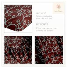 Soft Nature Juego de Sábanas Queen Size 2800 Hilos Suave Premium Estampada