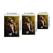 DAJIDALI 1入組帆布牆藝流行歌手塗鴉海報音樂電影人物畫美學家飾，適用於客廳、臥室、辦公室、酒吧牆面裝飾，送禮組合適合朋友，無框架 - 彩色 - 查看 9