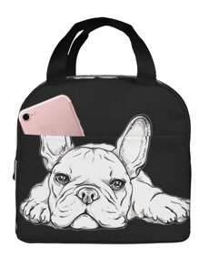 1 Pc Large Thermal Insulated Lunch Bag Cool Bag Picnic Adult Kids Food Storage Box School Organizer Bags Teacher Storage Bags Classroom Bags Classroom Organizer Bags School Bag Lunch Tote Bag Cooler Box Storage Bag Women Cute Lunch Pack Tiffin Bag Small Cartoon For Ladies Kids Women Boy Girl Woman Lunch Box Bag For Women School Supplies Stuff Accessories Bag For School School Accessories School Stuff - Black - View 1