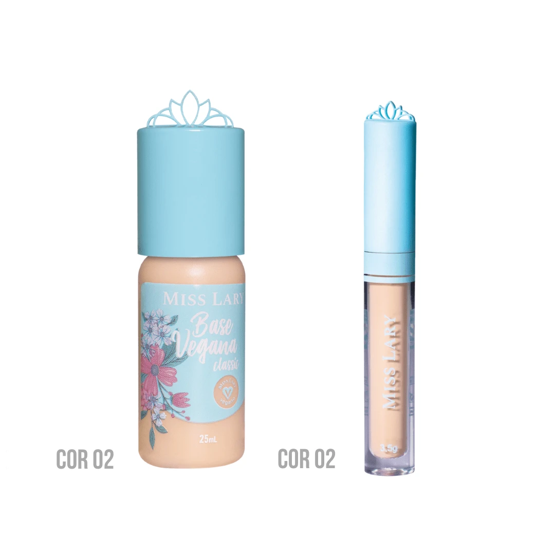 Miss Lary Makeup Sets - Kem nền 02 + Kem che khuyết điểm 02 - Xem 1