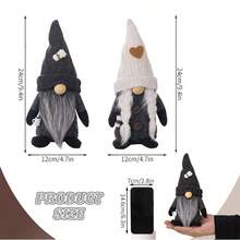 1pc Coffee Gnome Plush Faceless Doll Halloween Gnomes Ornament For Farmhouse Festival Plush Doll Christmas Decorations For Home - Multicolor - View 4