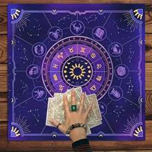 1 szt., nowy obrus tarota Tree Of Life, obrus ołtarzowy, pogański wahadło, astrologia, mata do kart Oracle, mata do gry do wystroju pokoju, gry karnawałowe, gry interaktywne, gry imprezowe, gry świąteczne, kreatywne małe prezenty, akcesoria świąteczne, karty tarota, Tarot, karty wyroczni, karty tarota, Tarot, czary