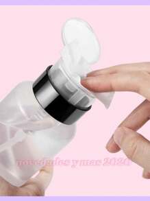 Dosificador Dispensador De Acetona Monómero Uñas Acrílicas - transparente - Ver 4