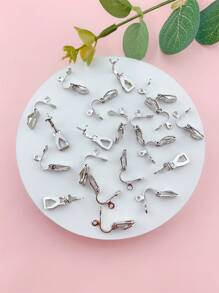 20pcs/set Earrings Clasp Wire Geometric DIY Jewelry Accessory - Yellow Gold - View 9