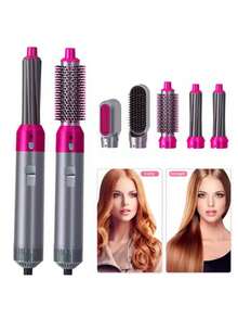 CEPILLO SECADOR DE MUJER 5 EN 1 barberia - Rosa - Ver 3