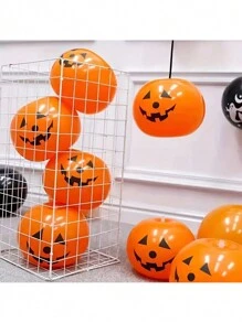 1 quả bóng bay LED hình quả bí ngô có đèn dùng để trang trí tiệc Halloween, ngày lễ, trang trí sân vườn trong nhà và ngoài trời, Giáng sinh - Nhiều màu - Xem 3