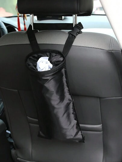 1 pieza/2 piezas Cubo de basura plegable para coche