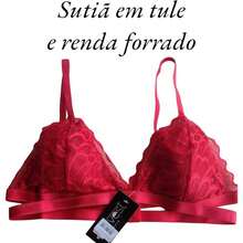 Conjunto Sexy Hot Pant em Tule e Renda Conjunto de Lingerie Sexy