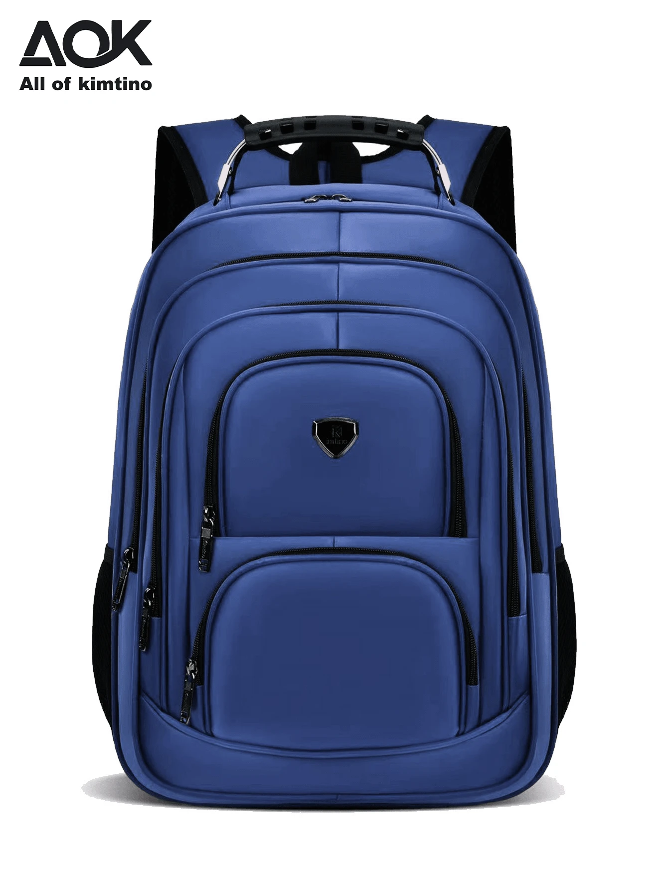 Unisex Backpack Water Resistant Waterproof Reinforced Steel Cable For Travel School Social Elegant Great Promotion Random Model Shipping - Màu xanh hải quân - Xem 1