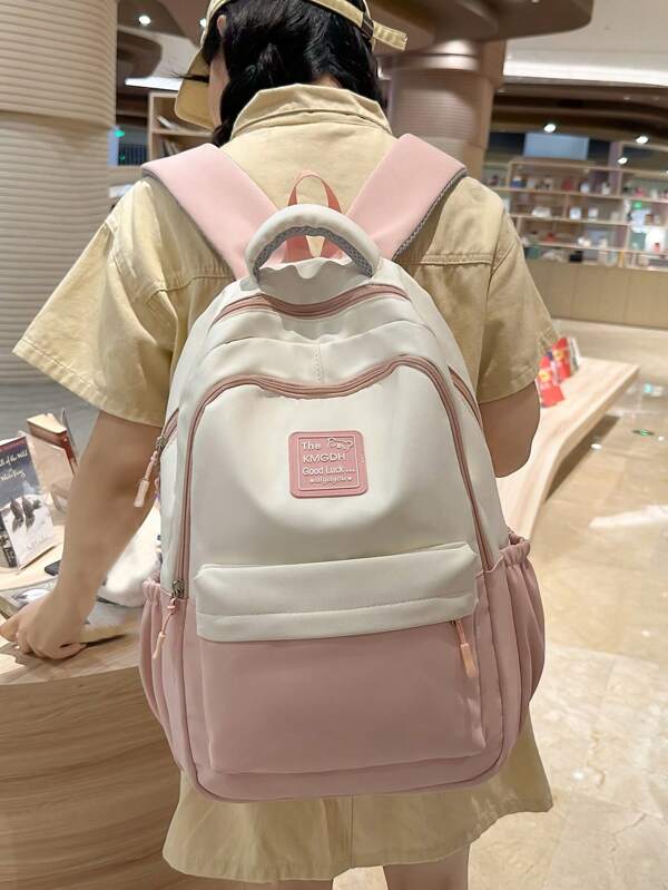 Lightweight Simplicity Casual Lightweight Functional Backpack Large Capacity School Bag For Graduate, Teen Girls, Freshman, Sophomore, Junior & Senior In College, University & High School, Perfect For Outdoors ,Travel & Back To School For Teen Girls Women College Students,Rookies & White-Collar Workers Perfect For Office,College,Work ,Business,Commute,Outdoors, Travel, Outings