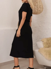 Women Two-Piece Outfits - 黑色 - 查看 3