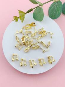 20pcs/set Earrings Clasp Wire Geometric DIY Jewelry Accessory - Yellow Gold - View 12
