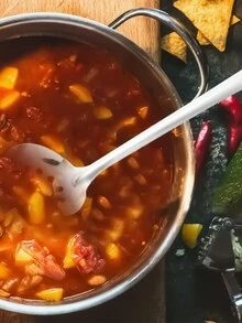 2 Pieces Stainless Steel Soup Strainer Kitchen Cooking Light Handle Hot Pot Soup Spoon Strainer - Silver - View 5