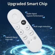 使用G9N9N電視無線遙控器語音控制您的Chromecast - 白色 - 查看 2