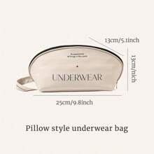 1pc Travel Storage Bag, Clothes Organizer, Waterproof Luggage Pouch For Underwear, An Qin Travel Essentials For Travel Backpack Travel Bag Luggage Suitcase Travel Gear Back To School Moving Bags Organizer - Apricot - View 13