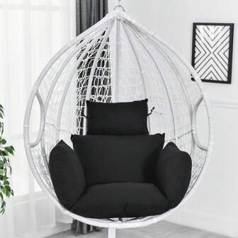Hangstoelkussen, kussen, kussen voor polyrotan/rotan hangschommel, hangmand, schommelmand, rugkussen