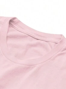 Men T-Shirts - Màu Hồng baby - Xem 5