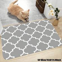 1 Hình Học In Chống Trơn Trượt Thấm Nước Dày Sàn Thảm Cho Nhà Bếp Trang Trí, Trong Nhà Lối Vào Thảm - Nhiều màu - Xem 4