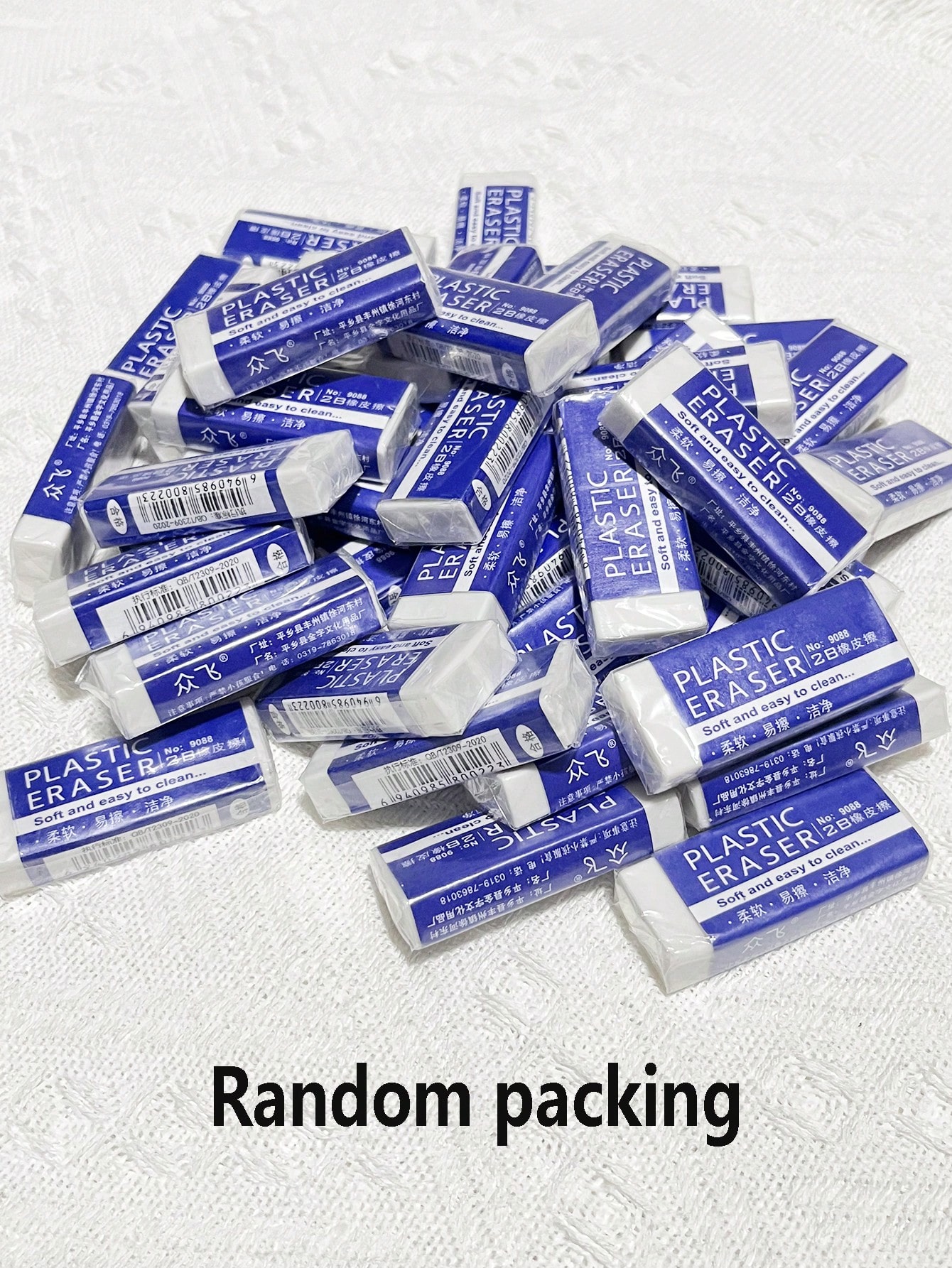 طقم 6 أقلام رصاص ناعمة باللون الأزرق – كتابة ورسم...