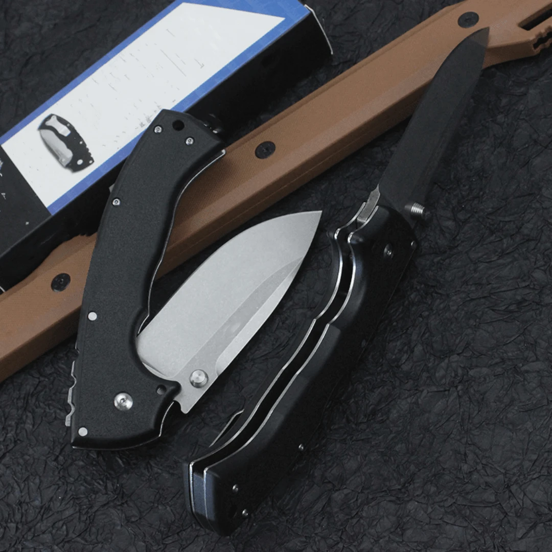 Outdoor Pocket Knife Aus 10a Cutting Edge Material Nylon Fiber