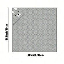 1 pieza Bata de baño con capucha y bordado de dibujos animados para bebé, regalo de Halloween, apta para el baño, el hogar y uso al aire libre: se puede usar como manta, manta y bata de baño