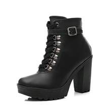 Women Pant Boots - màu đen - Xem 1