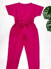 Scrubs corte jogger, multicolor - Rosa Fucsia - Ver 1