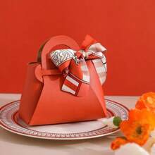 5pcs Leather Candy Box Wedding Favor Boxes Creative Gift Packaging Candy Bag Hand-Held Candy Box,Christmas - Multicolor - View 13