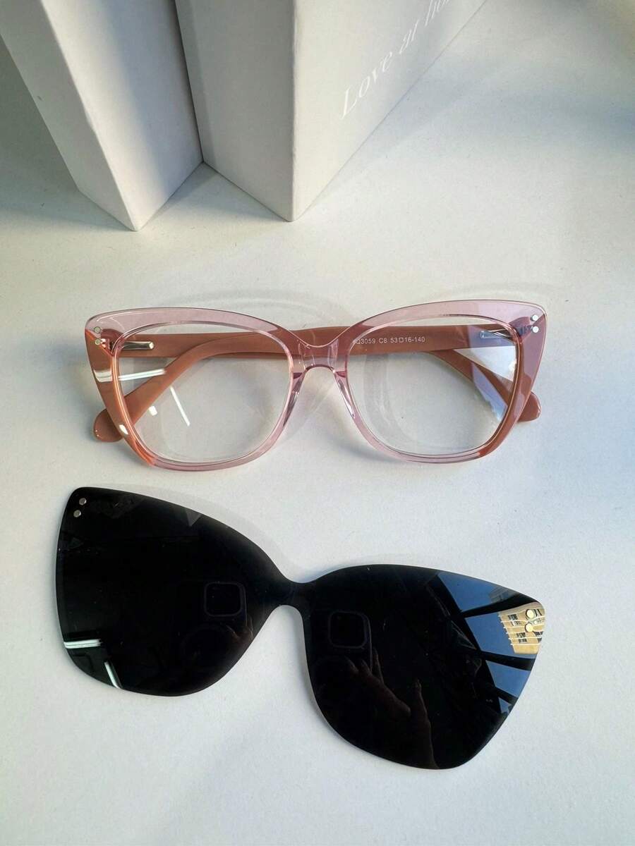 Women Eyeglasses - 淺粉色 - 查看 1