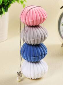 1/2/4pcs Cute Jewelry Box, Shell Shaped Jewelry Packaging Box, Earring, Necklace, Ring Storage Box, Valentine's Day, Mother's Day Gift, Proposal Surprise Gift, Gift Packaging, Jewelry Storage Box, Vanity Decor, Storage & Organization, Back To School Supplies - Multicolor - View 10