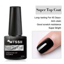 5Pcs/Set Complete Nail Care Set - Nail Prep Dehydrator, Acid-Free Primer, Super Top Coat& Base Coat, Cuticle Oil - For Stronger, Healthier Nails And Long-Lasting Polish