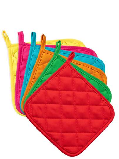 Kitchen Pot Mat Is Suitable For Kitchen Ovens, Pot Racks, Insulation Mats, Pot Racks, Kitchen Pot Racks With Hanging Rings, Suitable For Cooking Tripods, Insulation Sleeves, Anti Scalding Mats2PCS 4PCS 6PCS