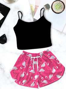 Women Pajama Sets - màu đen - Xem 1