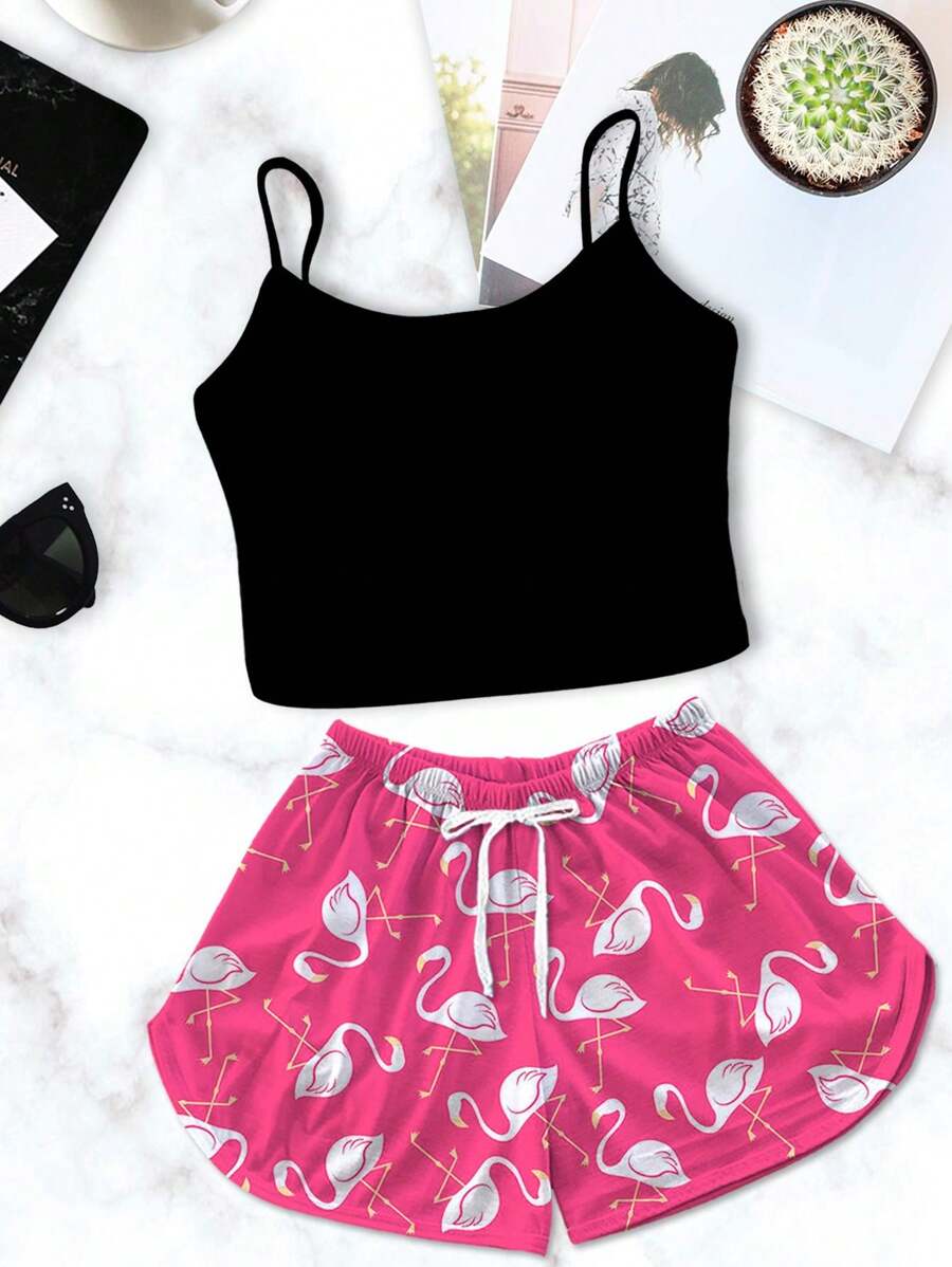 Women Pajama Sets - màu đen - Xem 1