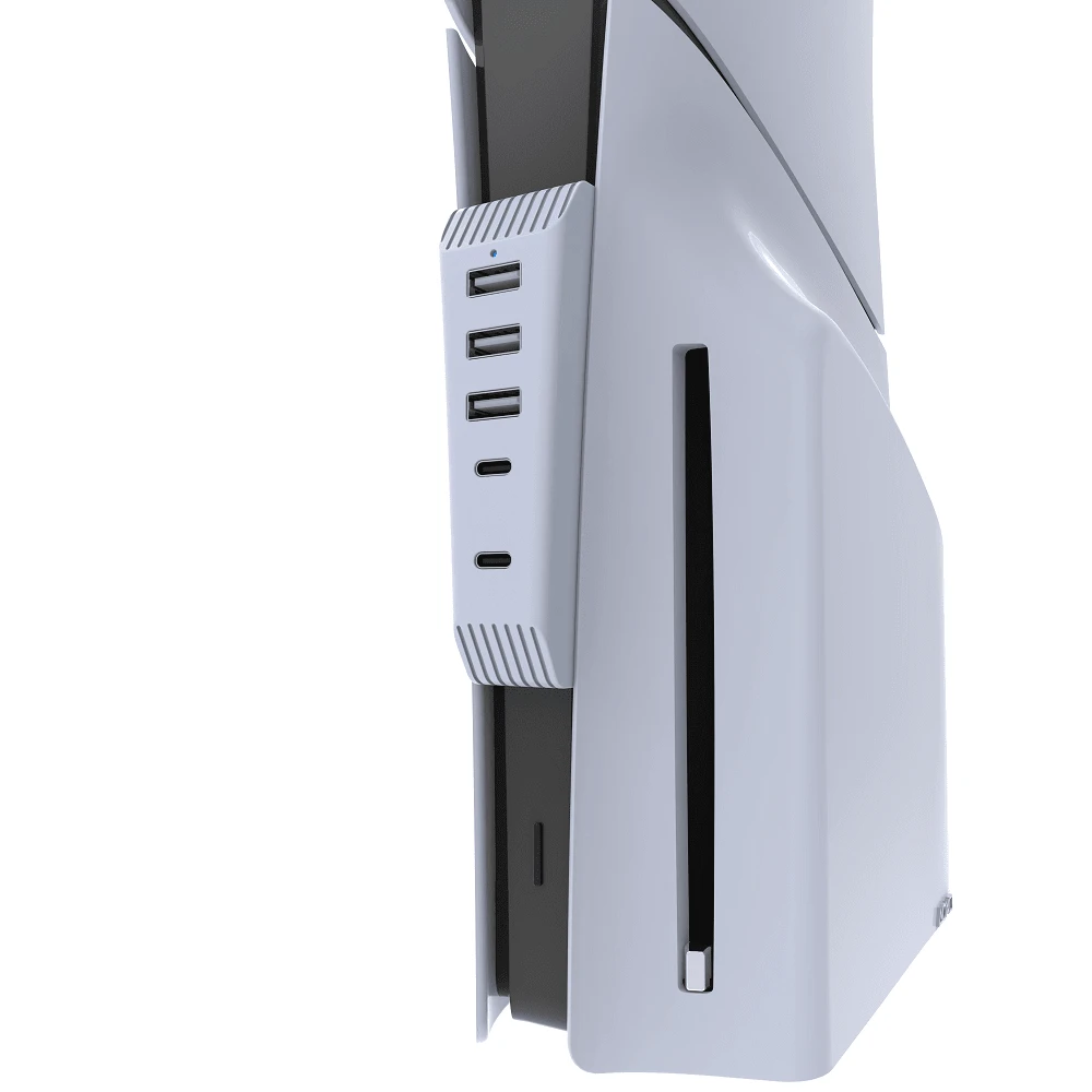 TOPWOLF USB HUB Compatible With PS5 SLIM CONSOLE Professional Design