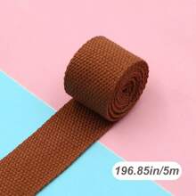 1/2Pcs 196.8 Inch Long, 1.26 Inch Wide, Polyester-Cotton Colored Webbing, Portable Webbing,Knapsack Strapping Sewing Bag Belt Accessories For Apparel Sewing Fabric DIY Christmas Decoration,Polyester DIY Webbing, Backpack Strap Ribbon
