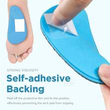 1 Pair Arch Support Insoles, High Elastic Foam Shoe Pads - Black - View 4