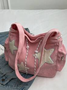 Toth High-Capacity Design College Student Crossbody Bag, Unique Original Backpack - Pink - View 3