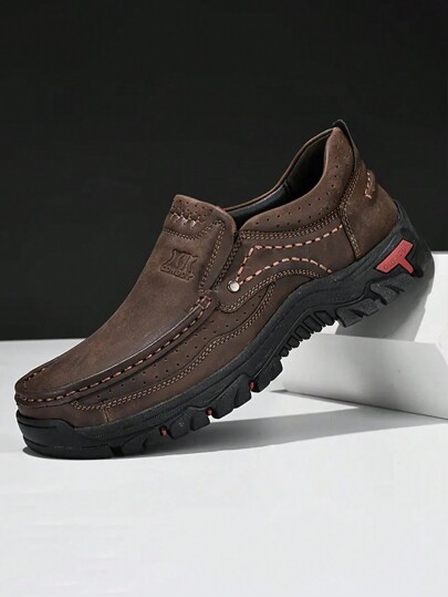 Salkin Mocassins de Luxo Feitos à Mão por Designer para Homens, Sapatos de Couro Casuais, Sapatos de Condução Respiráveis e Antiderrapantes, Adequados para Caminhadas ao Ar Livre na Primavera, Verão e Outono, Tamanho Pequeno - Por Favor, Peça Um Tamanho Acima