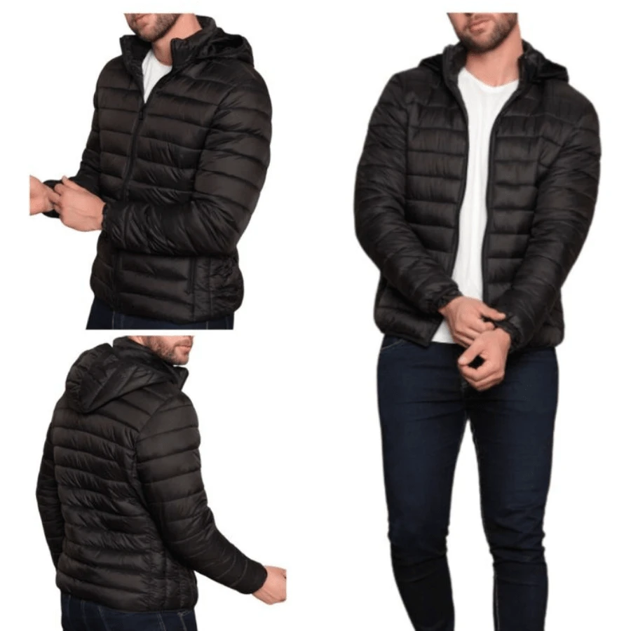 Men Down Coats - 黑色 - 查看 1