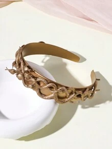 HOWAWAY 1件美杜莎女神风格蛇冠，适合派对、舞台表演、角色扮演、节日服装头饰 - 古銅色 - 查看 9