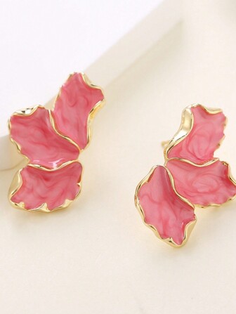 Women Fashion Elegant Flower Earrings For Women